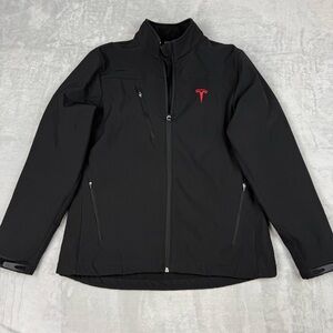 Tesla Employees Jacket Women’s Softshell size medium embroidered logo auto work